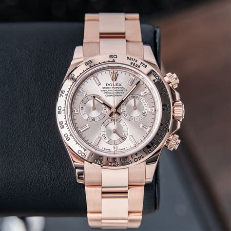 rolex cosmograph daytona rose gold price|rolex daytona gold diamond bezel.